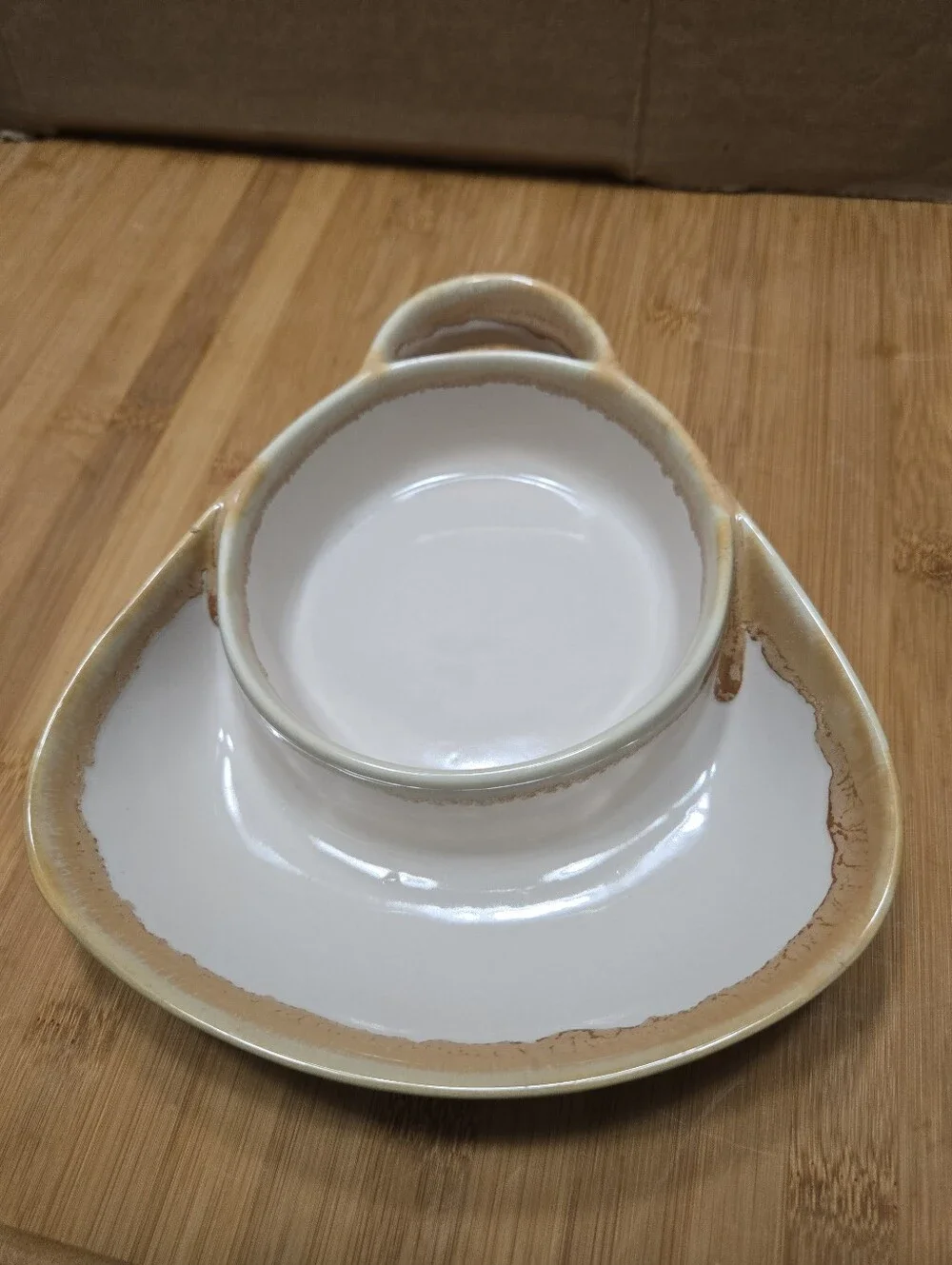 Soup Cracker Bowls –Set of 2 White Glaze Oven/Microwave Safe